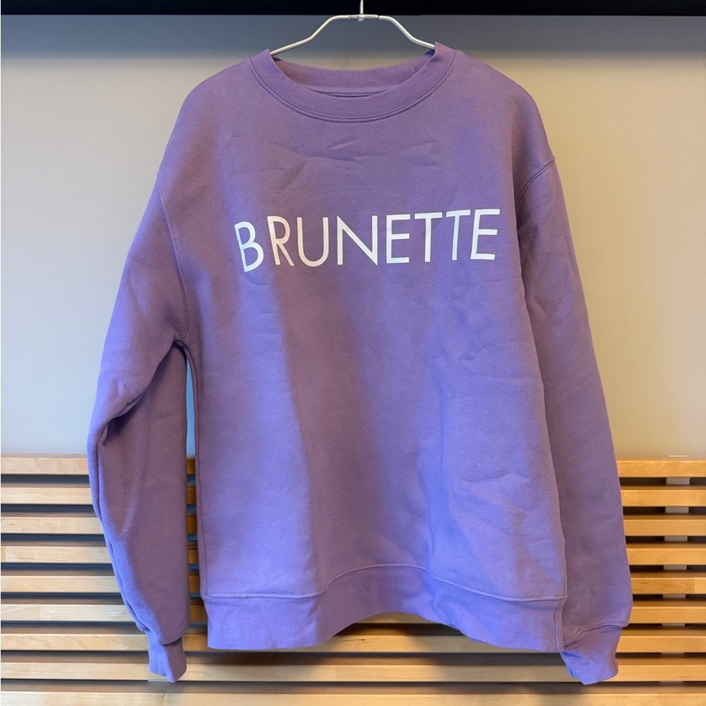 Brunette The Label Lavender Crew Neck Sweater